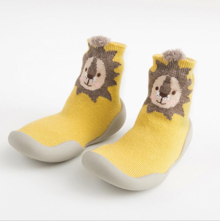 MySocks Chaussettes Jaune / 6 à 12 Mois Chaussette Polaire Bébé