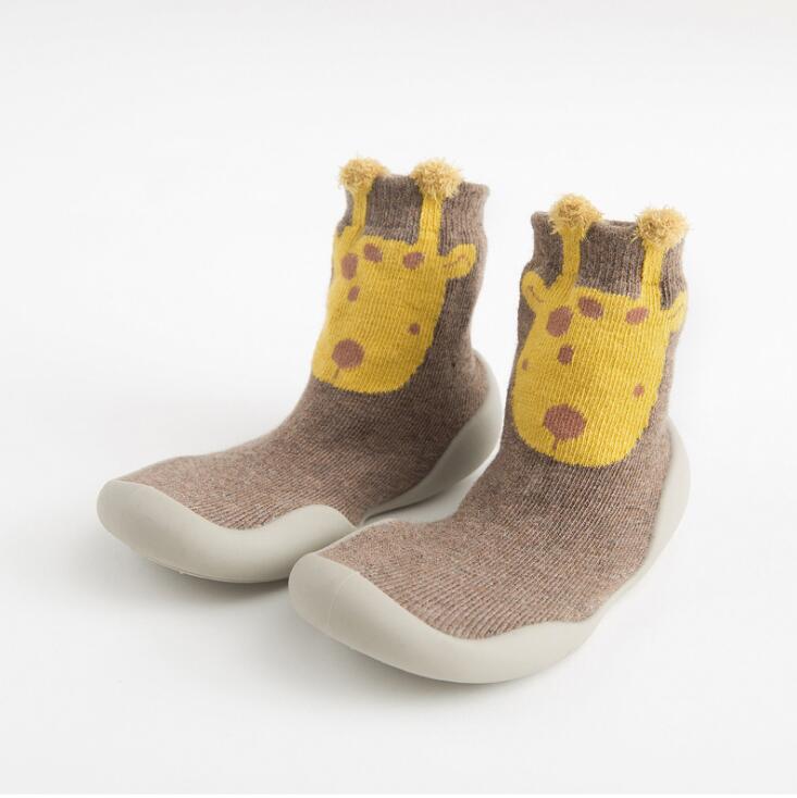 MySocks Chaussettes Marron / 6 à 12 Mois Chaussette Polaire Bébé