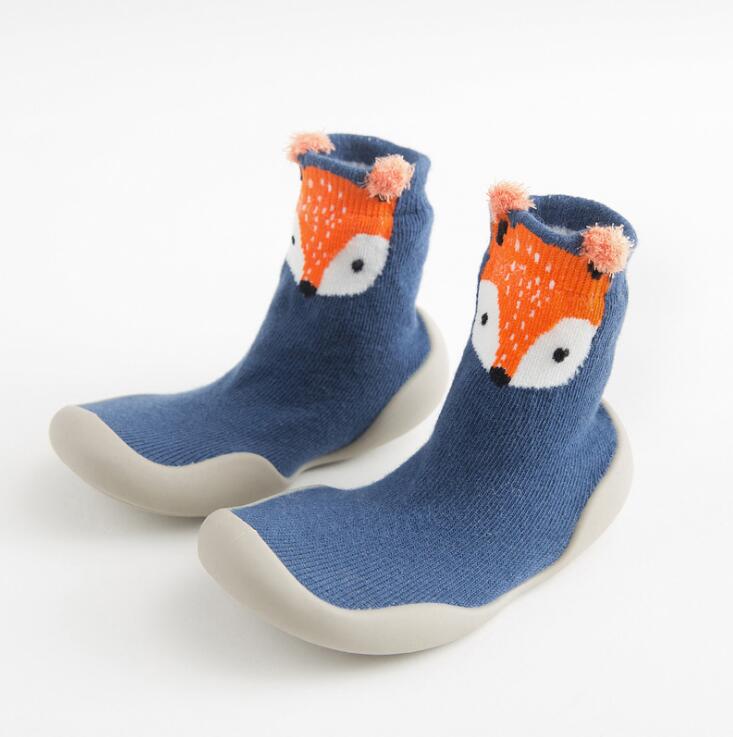 MySocks Chaussettes Bleu / 6 à 12 Mois Chaussette Polaire Bébé