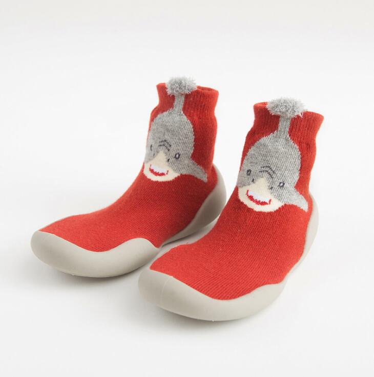 MySocks Chaussettes Rouge / 6 à 12 Mois Chaussette Polaire Bébé