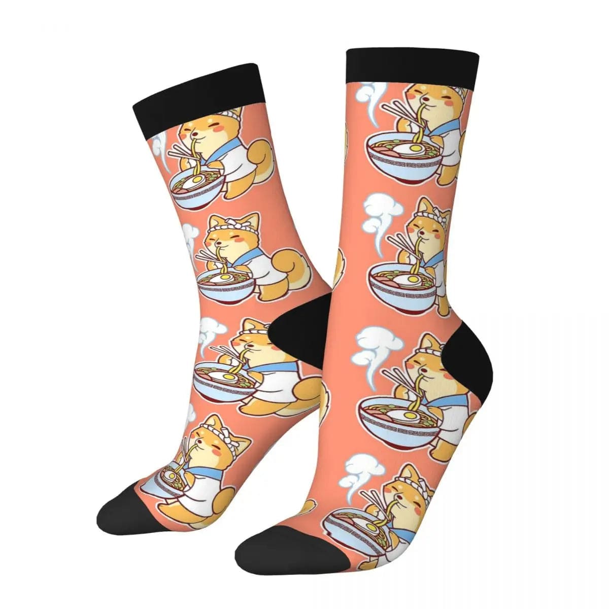 MySocks Chaussettes Orange / Unique Chaussette Ramen