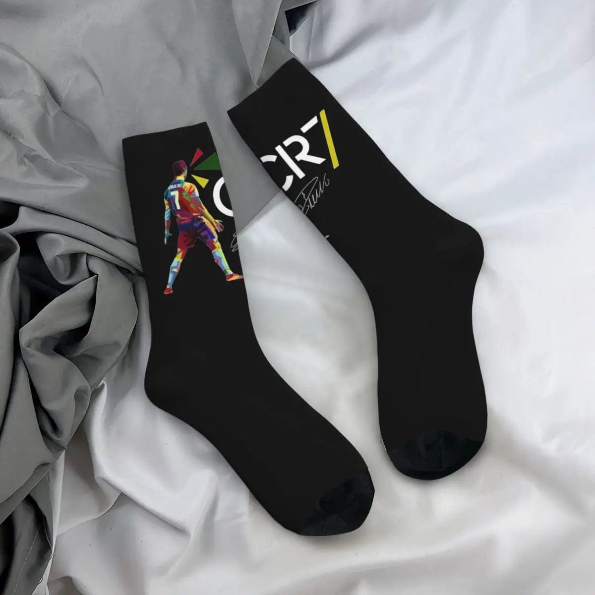 MySocks Chaussettes Noir - CR7 / Unique Chaussette Ronaldo