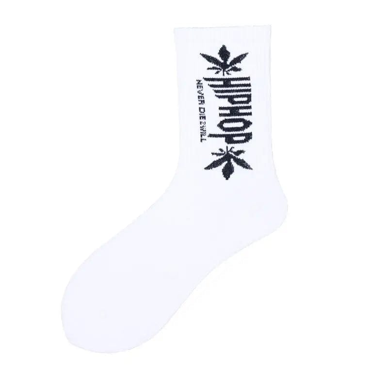 MySocks Chaussettes Blanc / Unique Chaussette Skate