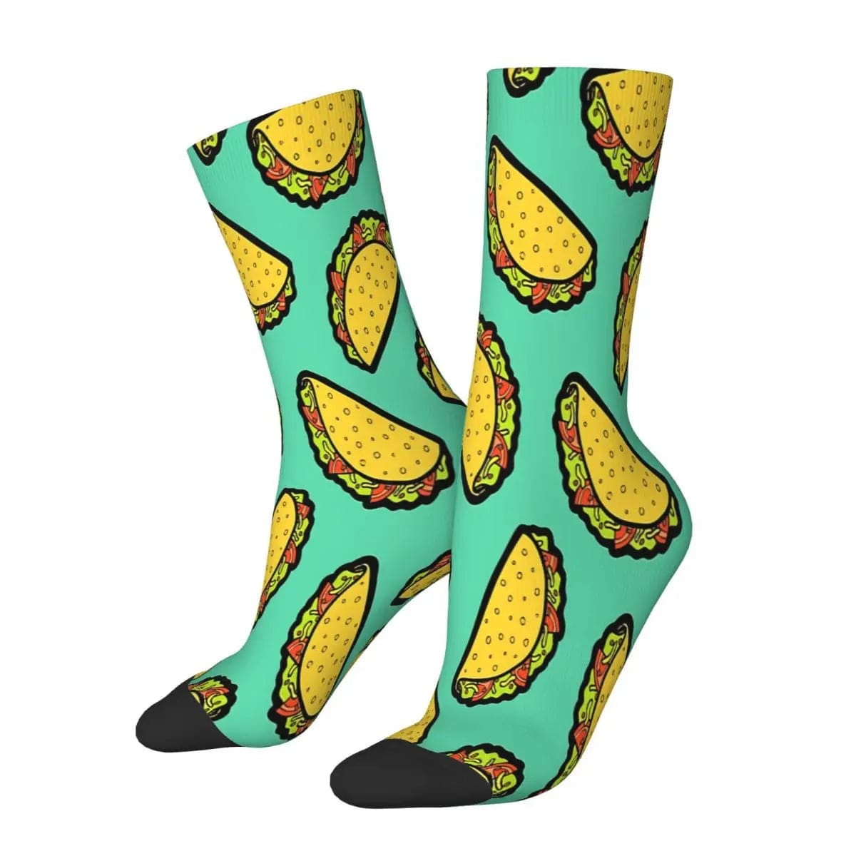 MySocks Chaussettes Vert / Unique Chaussette Tacos