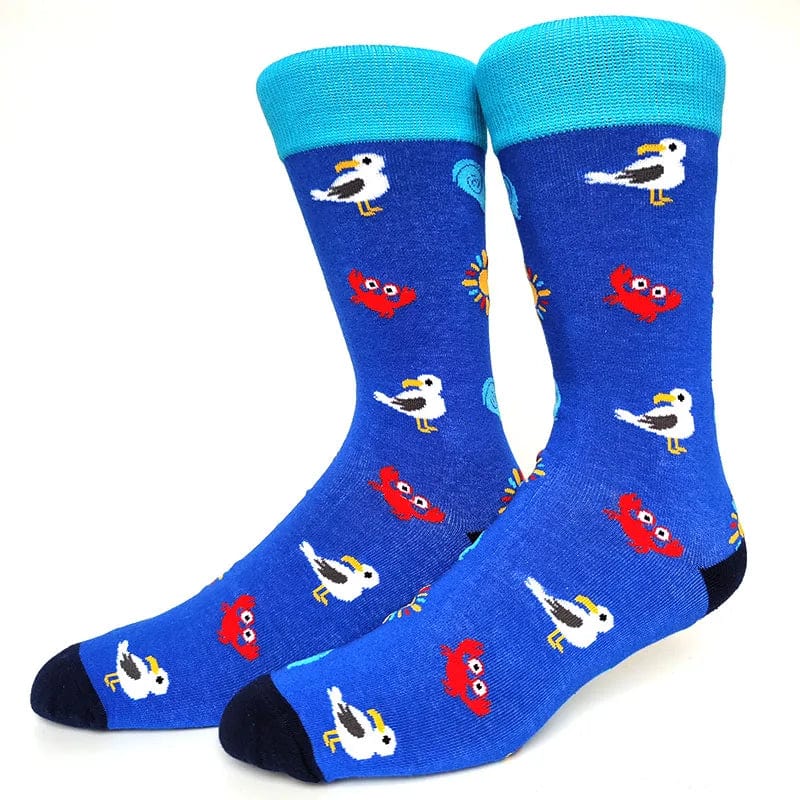 MySocks Chaussettes Mouette / 39-44 Chaussettes Animaux