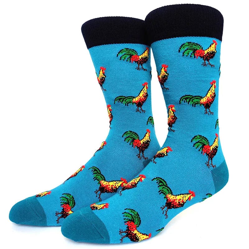 MySocks Chaussettes Coq / 39-44 Chaussettes Animaux