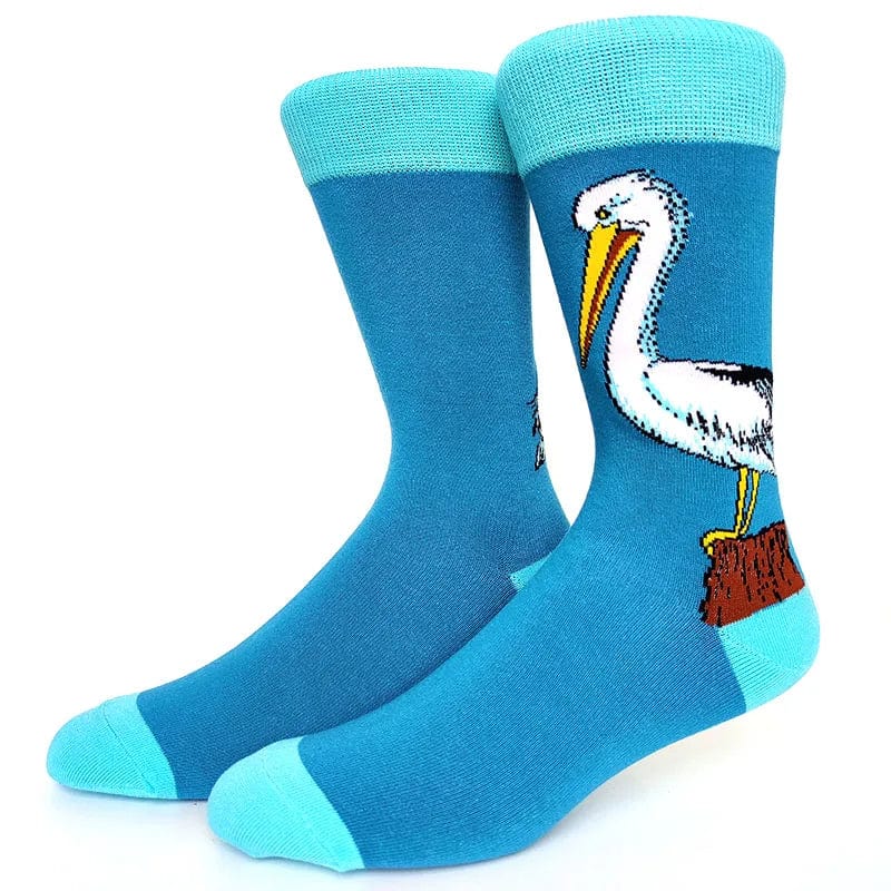 MySocks Chaussettes Cygne / 39-44 Chaussettes Animaux