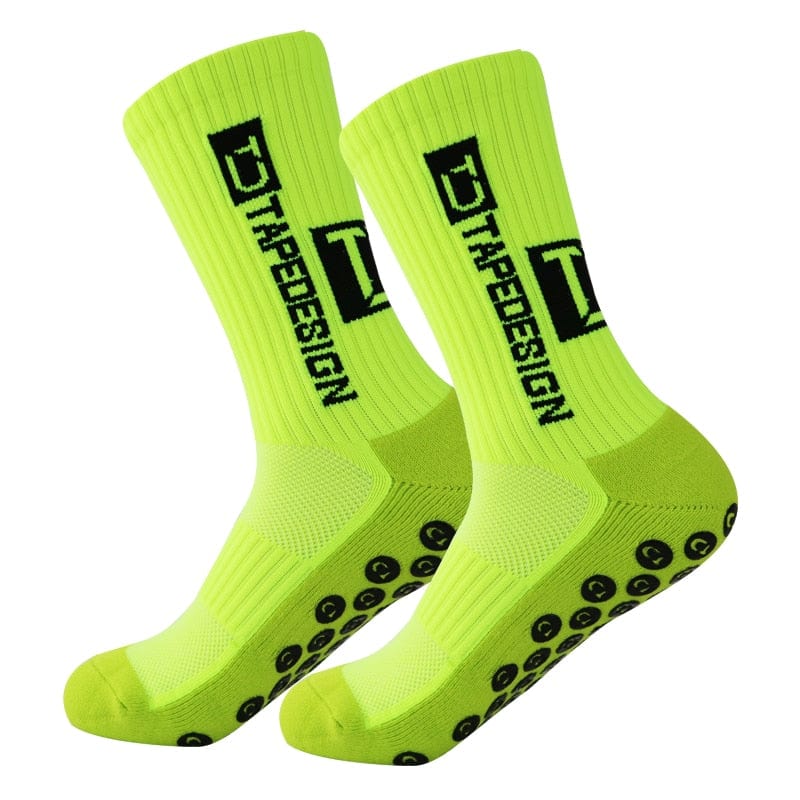 MySocks Chaussettes Vert / 38-44 Chaussettes Antidérapantes Sport