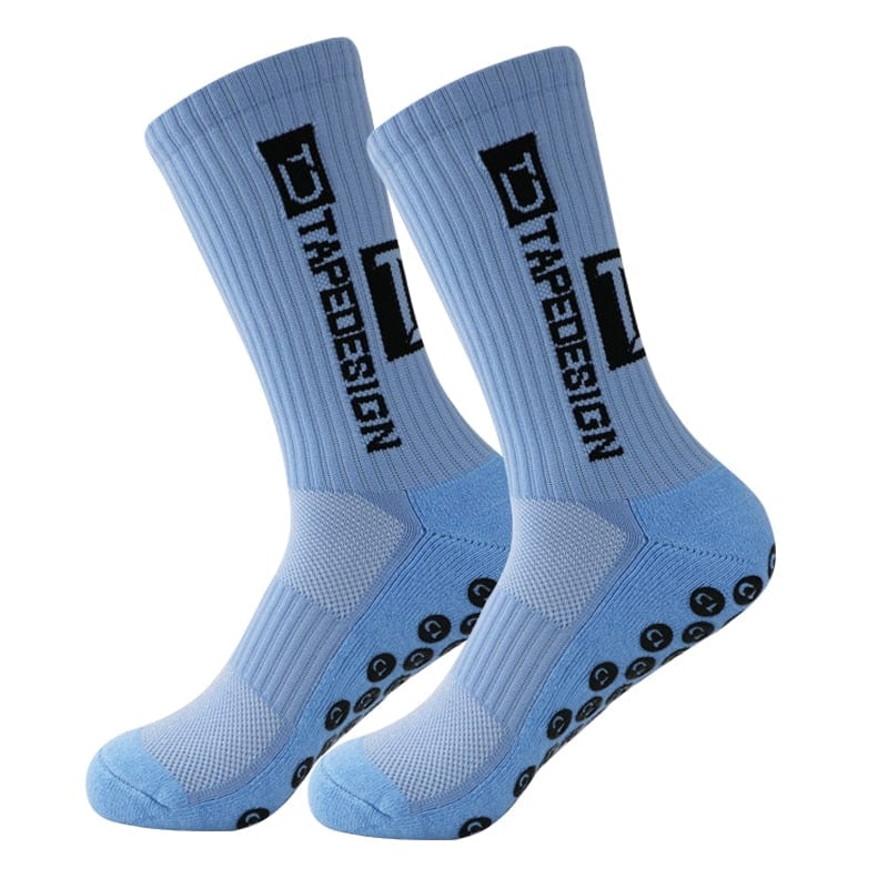 MySocks Chaussettes Bleu / 38-44 Chaussettes Antidérapantes Sport