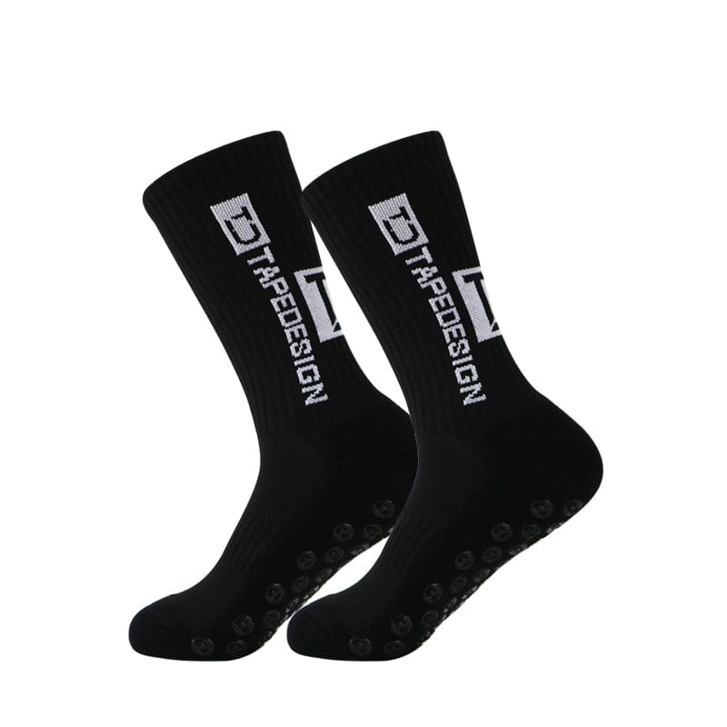 MySocks Chaussettes Noir / 38-44 Chaussettes Antidérapantes Sport