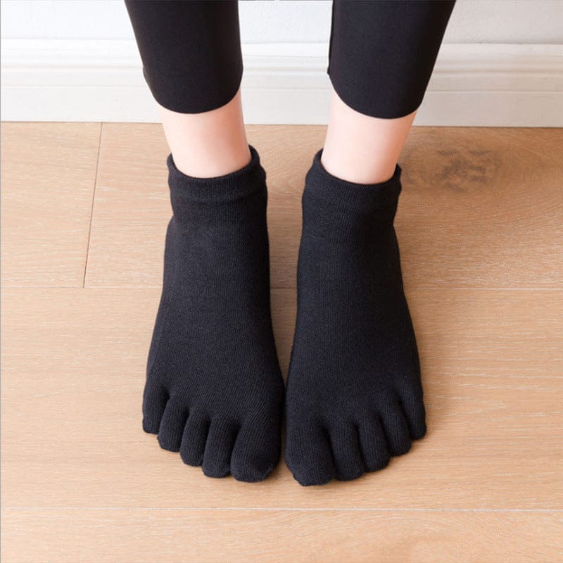 MySocks Chaussettes Noir / 34-38 Chaussettes Avec Doigts De Pied