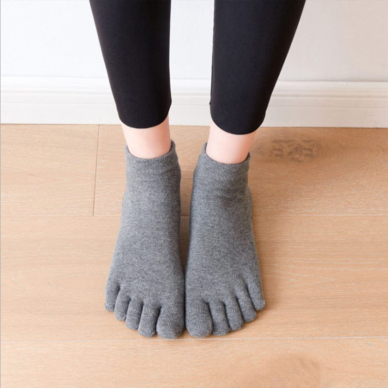 MySocks Chaussettes Gris / 34-38 Chaussettes Avec Doigts De Pied