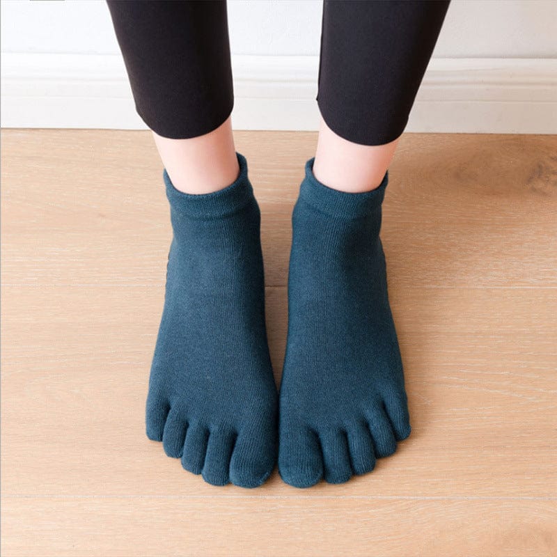 MySocks Chaussettes Bleu / 34-38 Chaussettes Avec Doigts De Pied