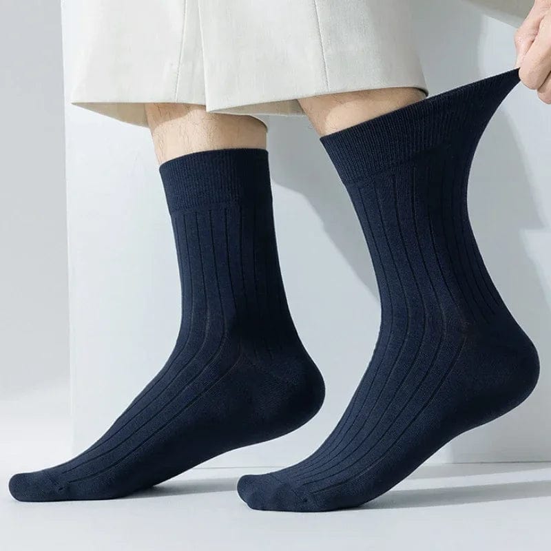 MySocks Chaussettes Bleu Marine / 5 Paires / 40-45 Chaussettes Bleu Marine