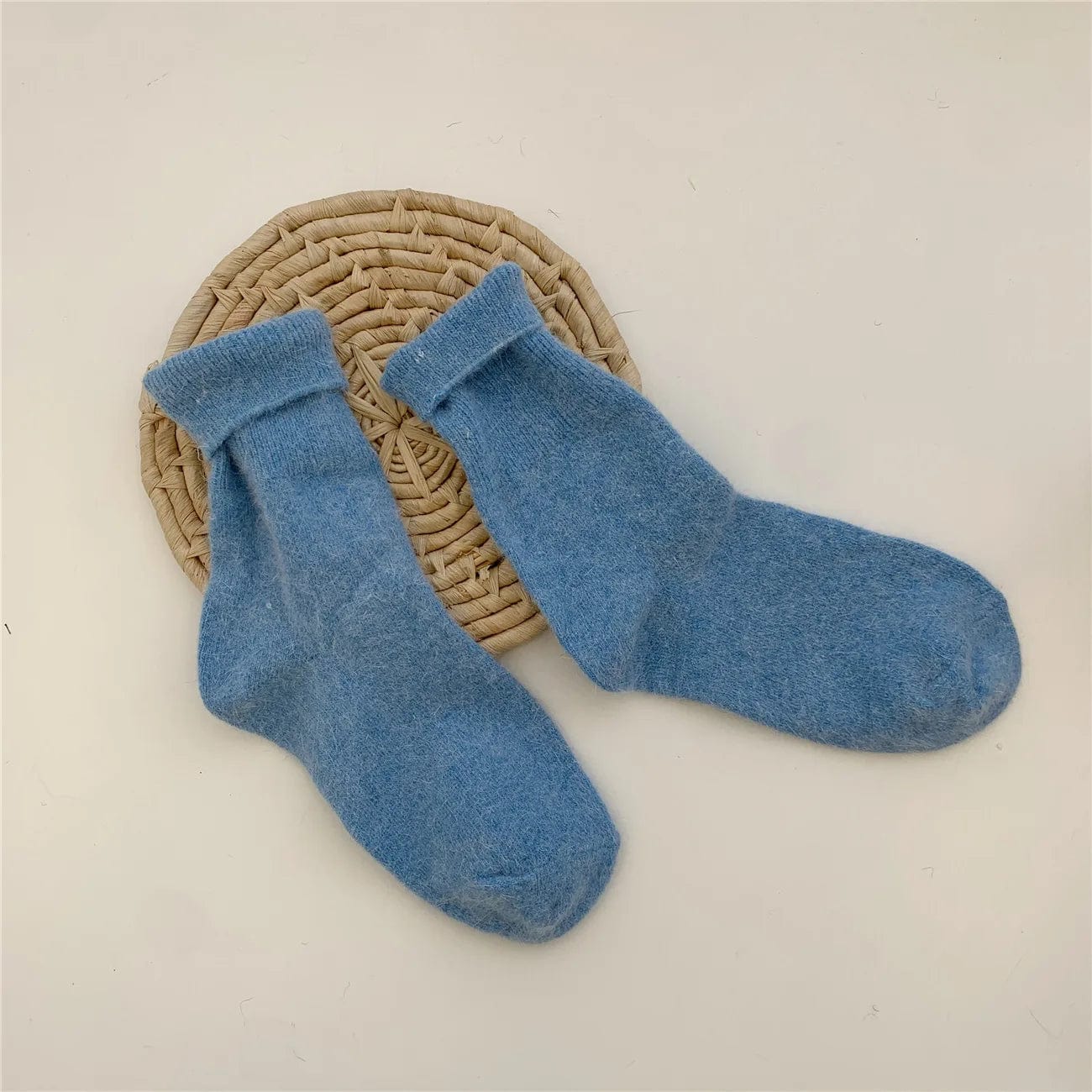 MySocks Chaussettes Bleu / 34-39 Chaussettes Cachemire Femme