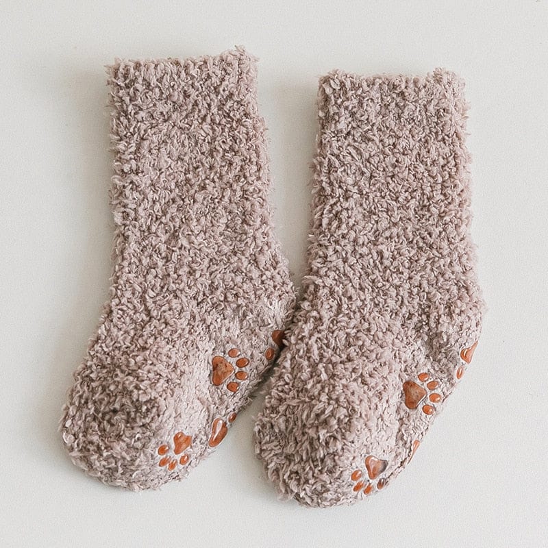 MySocks Chaussettes Marron / 0 à 24 Mois Chaussettes Chaudes Bébé