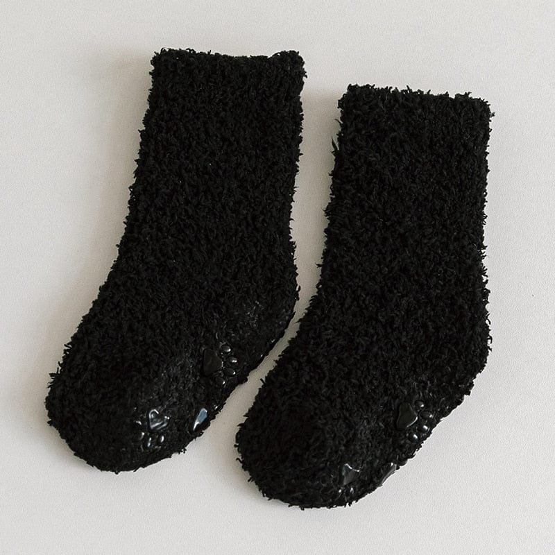 MySocks Chaussettes Noir / 0 à 24 Mois Chaussettes Chaudes Bébé