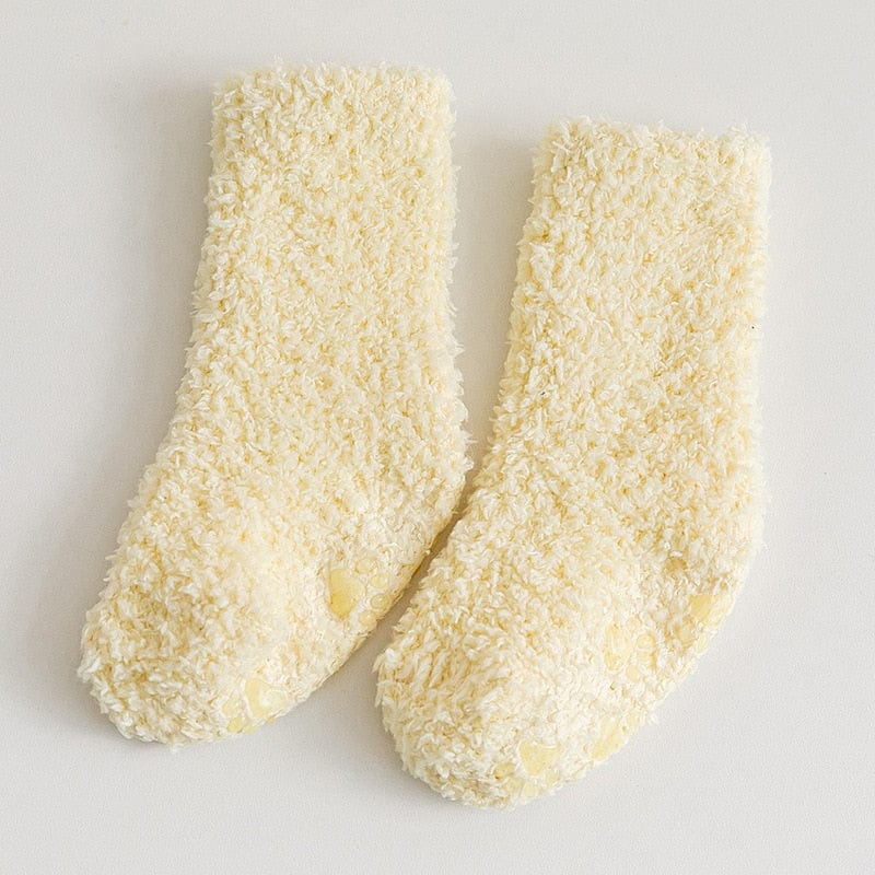 MySocks Chaussettes Jaune / 0 à 24 Mois Chaussettes Chaudes Bébé