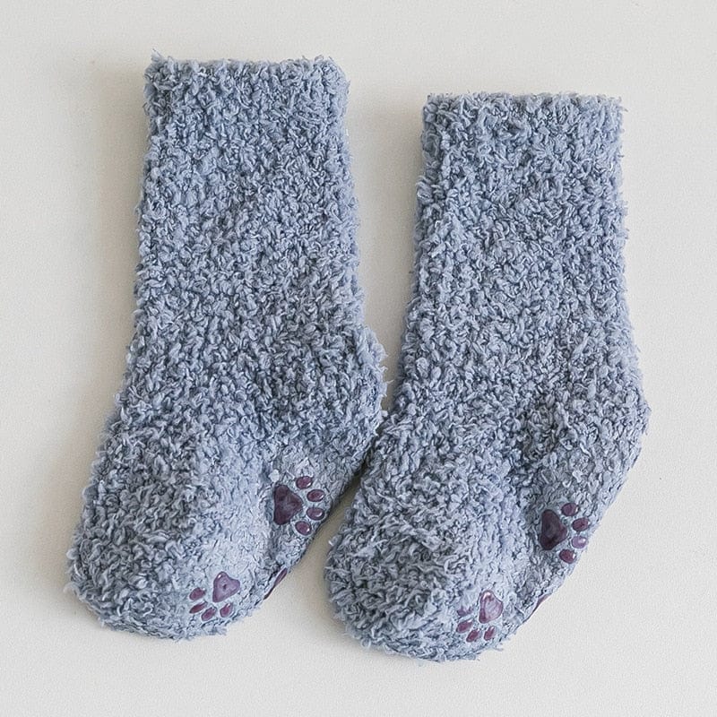 MySocks Chaussettes Bleu / 0 à 24 Mois Chaussettes Chaudes Bébé