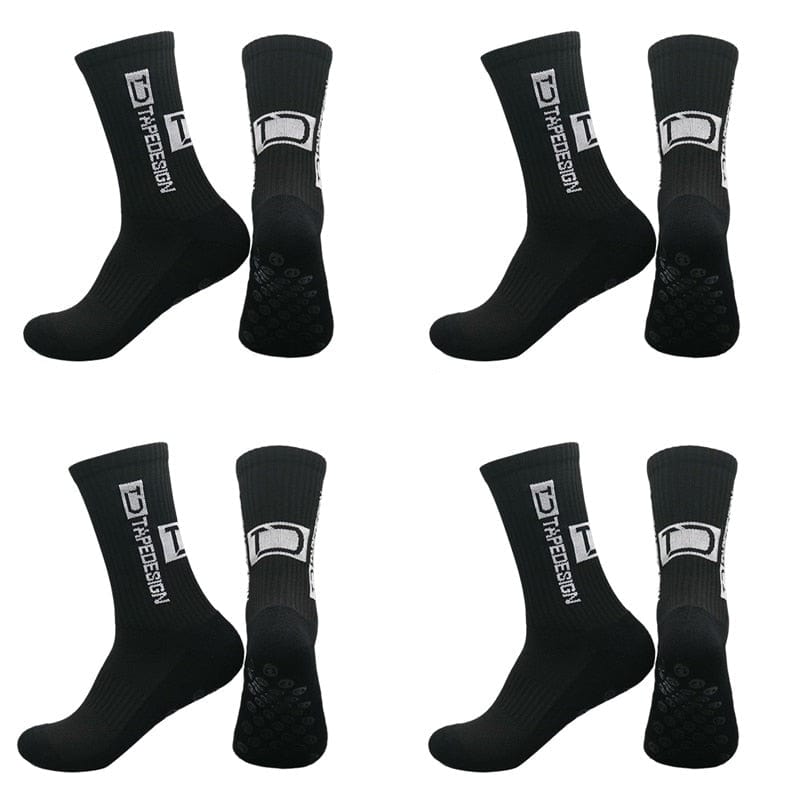 MySocks Chaussettes Noir / 4 Paires / 38-44 Chaussettes Chauffantes Foot