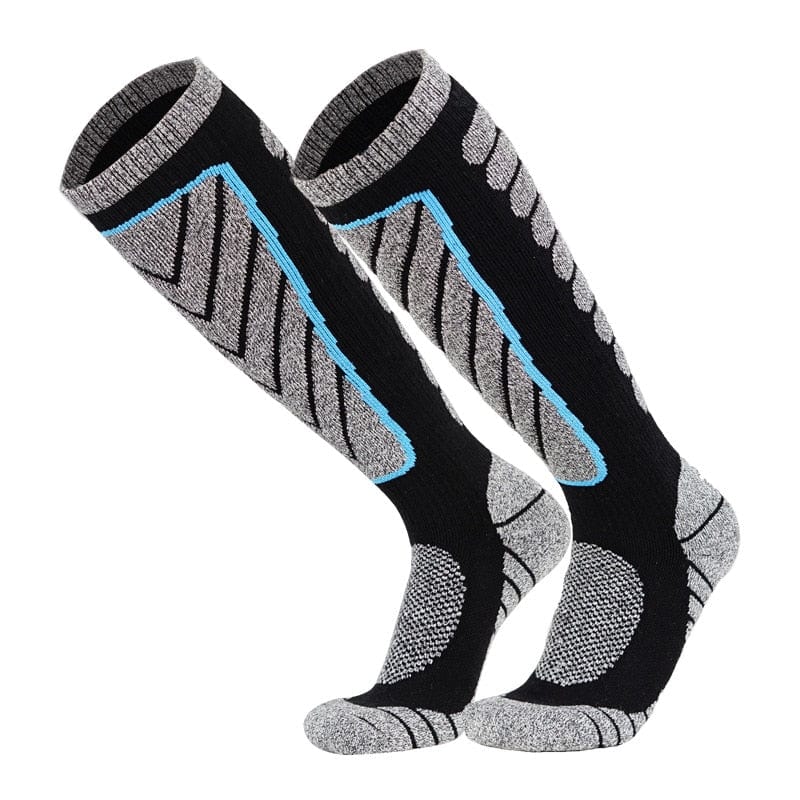 MySocks Chaussettes Noir / 39-44 Chaussettes Chauffantes Ski Homme