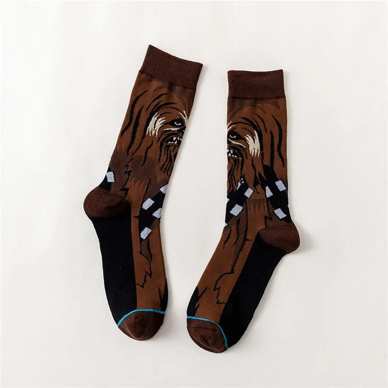 MySocks Chaussettes Noir / Unique Chaussettes Chewbacca