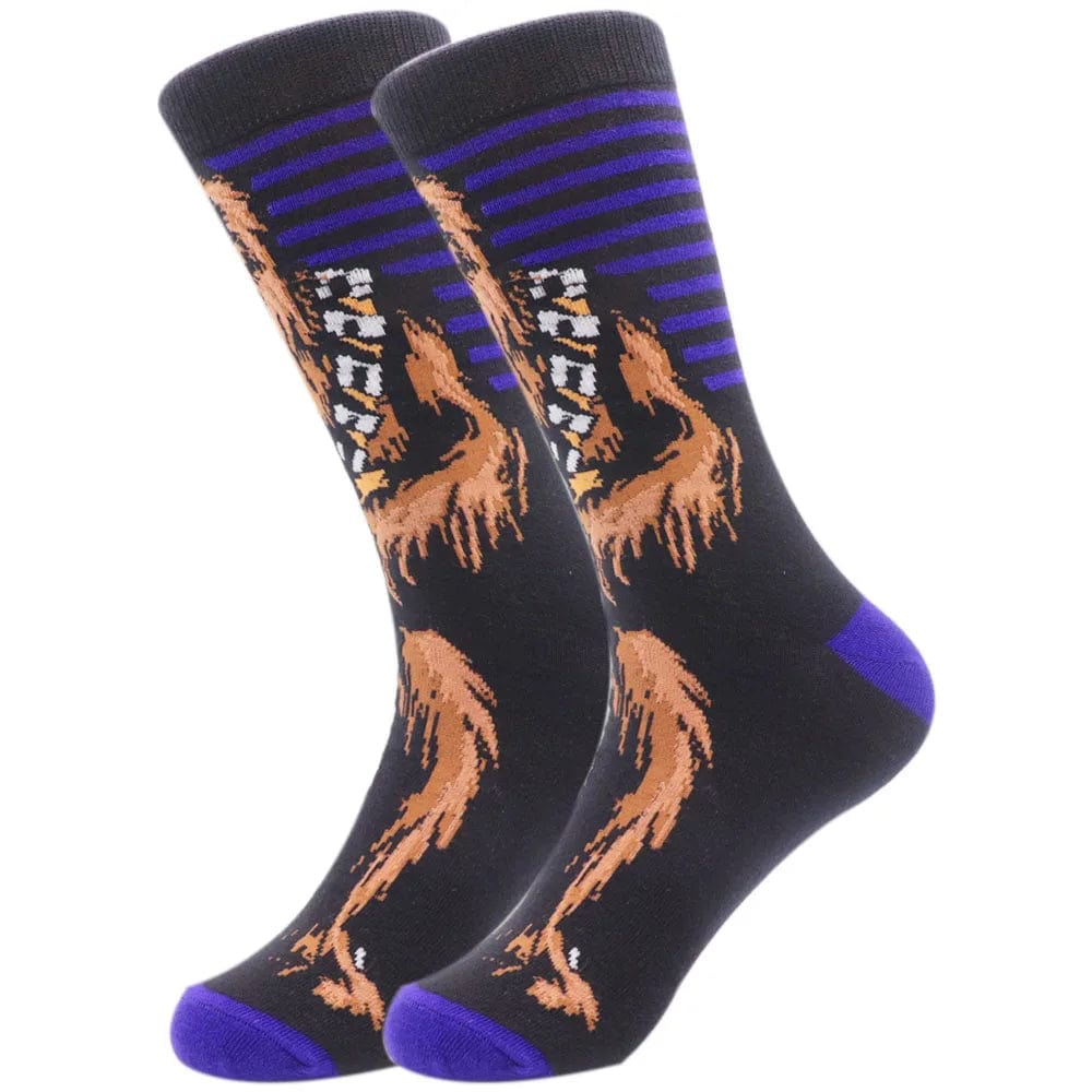 MySocks Chaussettes Violet / Unique Chaussettes Chewbacca