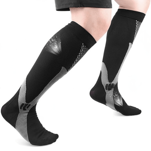 MySocks Chaussettes Noir / 35-38 Chaussettes Circulation Sanguine Sport