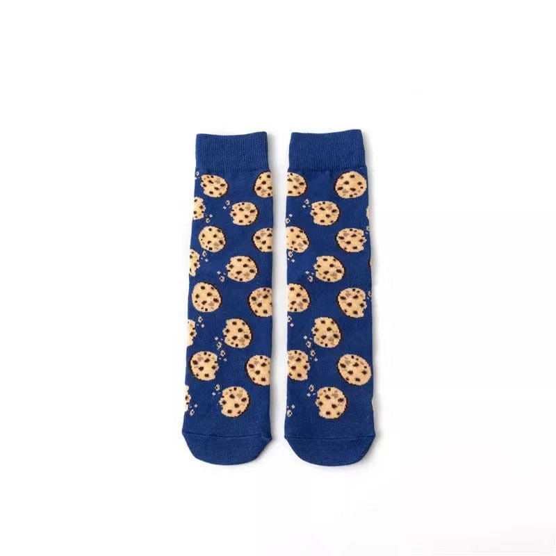 MySocks Chaussettes Bleu / 35-39 Chaussettes Cookies