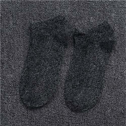 MySocks Chaussettes Noir / 34-39 Chaussettes Courtes Paillettes Femme