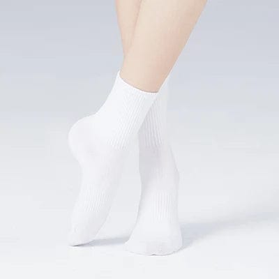 MySocks Chaussettes Blanc / Unique Chaussettes Danse Contemporaine