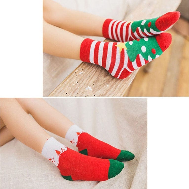 MySocks Chaussettes Chaussettes de Noël Enfant