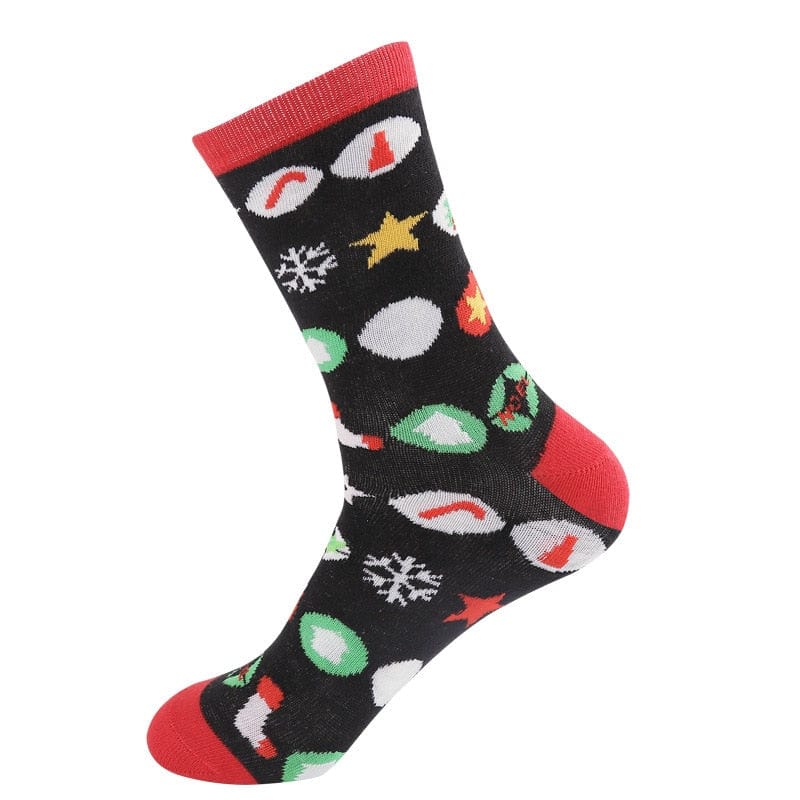 MySocks Chaussettes Motif Noël / Unique Chaussettes De Noël Homme