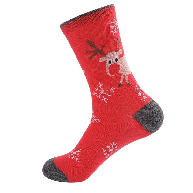 MySocks Chaussettes Wapiti / Unique Chaussettes De Noël Homme