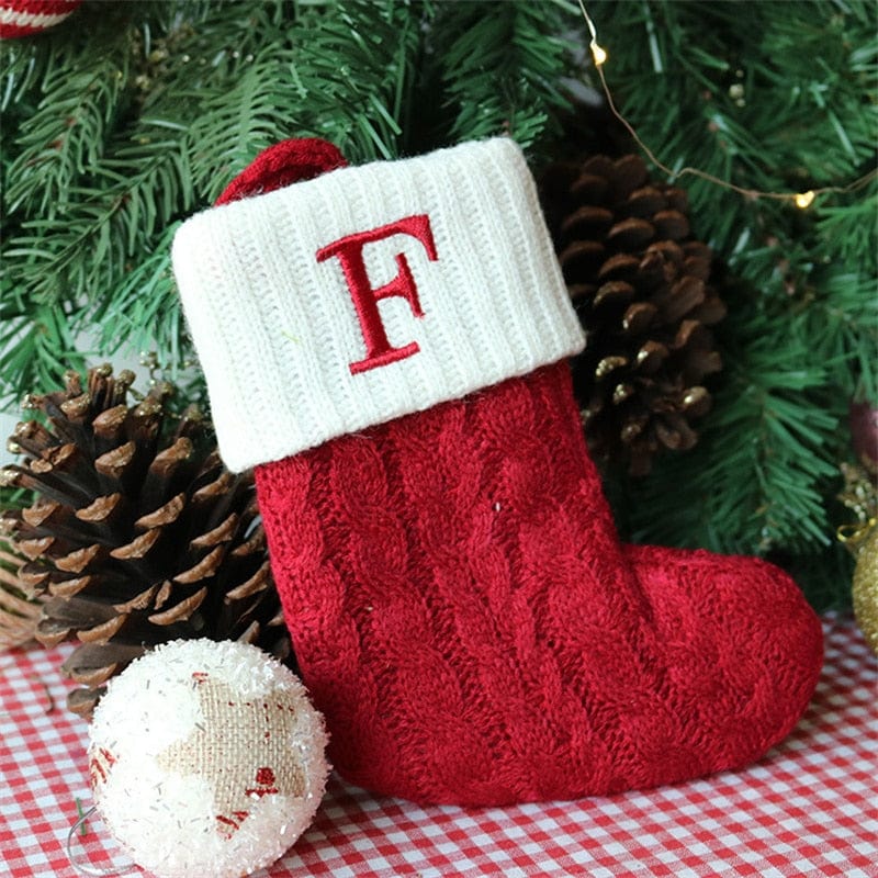 MySocks Chaussettes Rouge / F / Unique Chaussettes De Noël Personnalisée