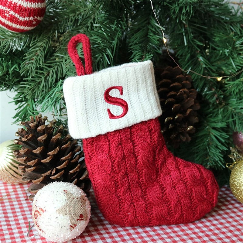 MySocks Chaussettes Rouge / S / Unique Chaussettes De Noël Personnalisée