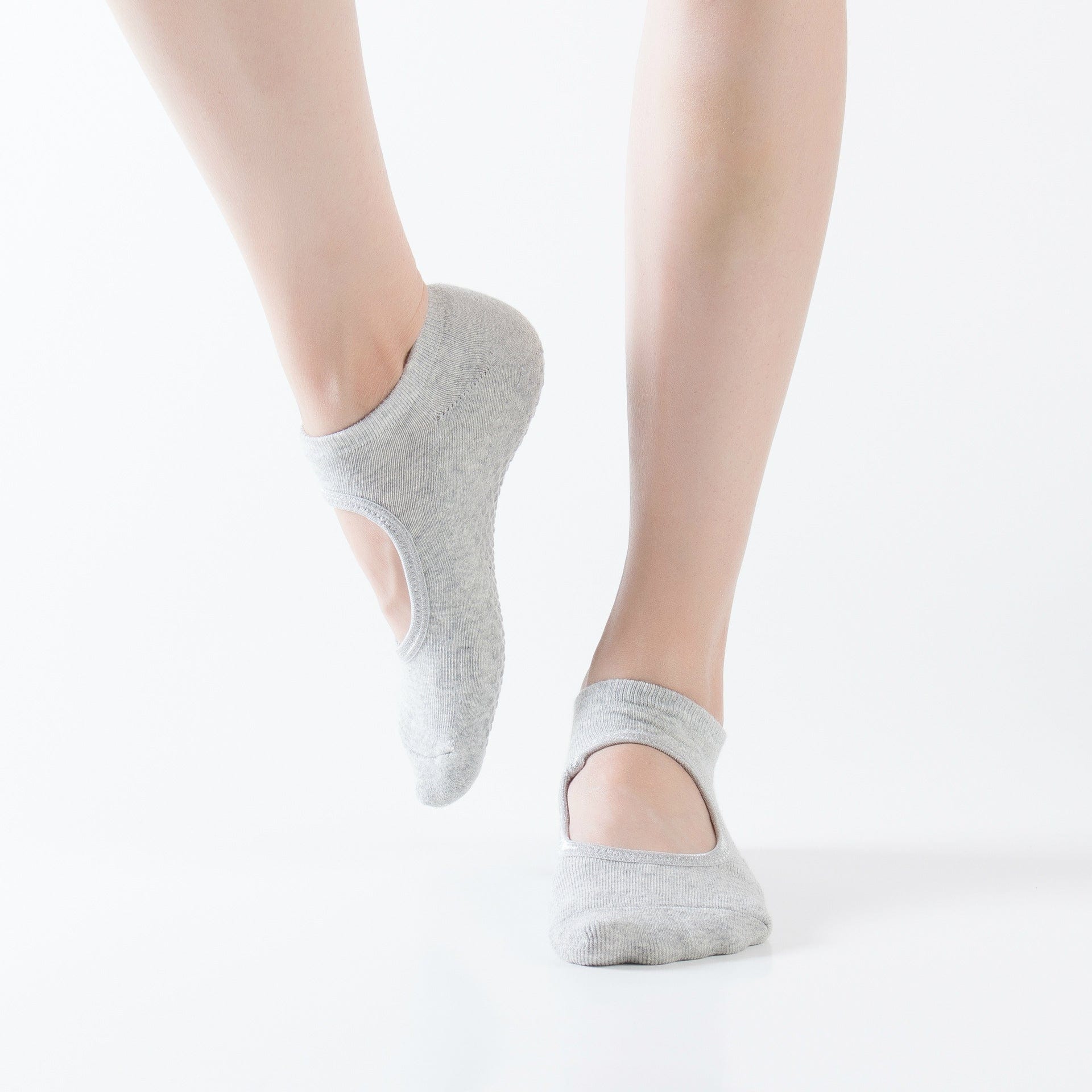 MySocks Chaussettes Gris / Unique Chaussettes De Yoga