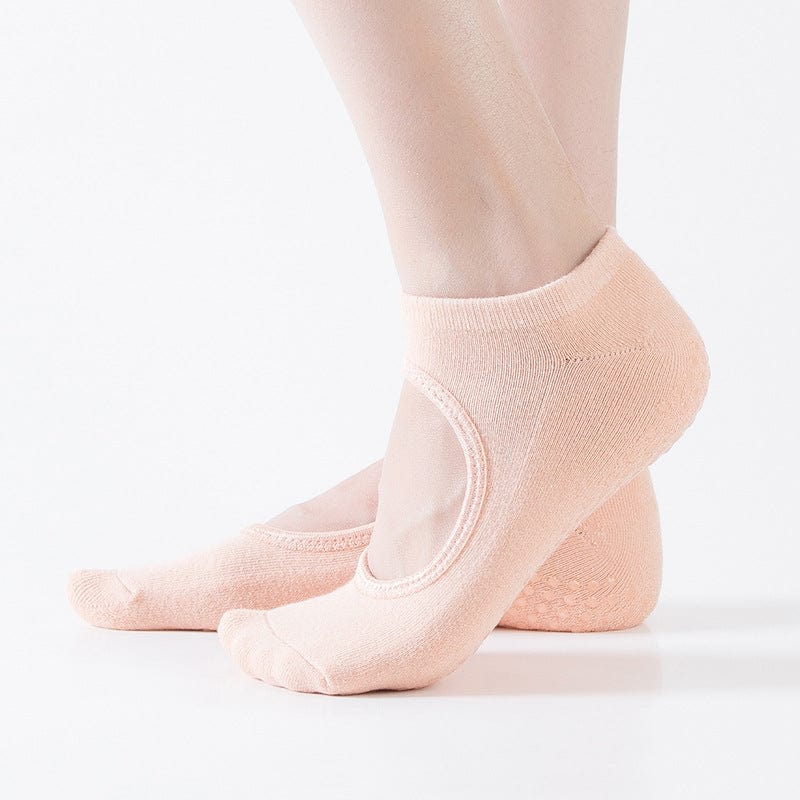 MySocks Chaussettes Beige / Unique Chaussettes De Yoga