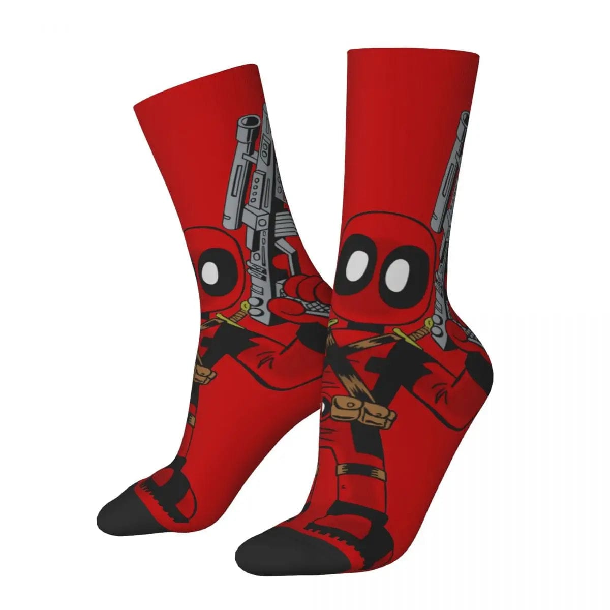 MySocks Chaussettes Rouge & Noir / 1 / Unique Chaussettes Deadpool