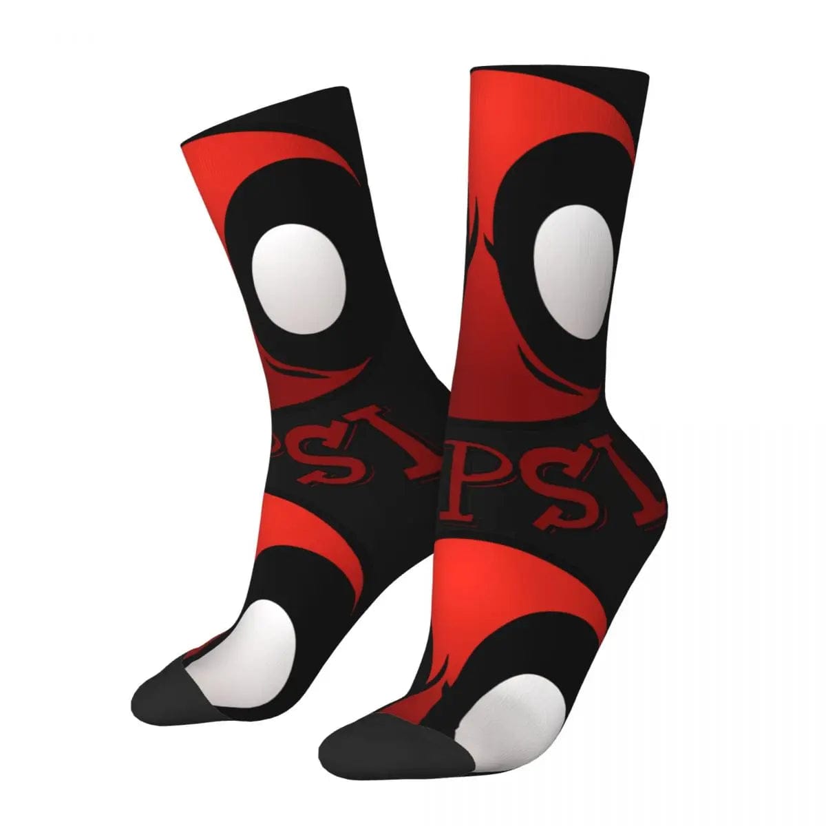 MySocks Chaussettes Rouge & Noir / 2 / Unique Chaussettes Deadpool