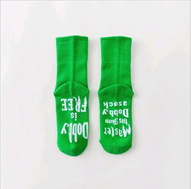 MySocks Chaussettes Vert / Unique Chaussettes Dobby