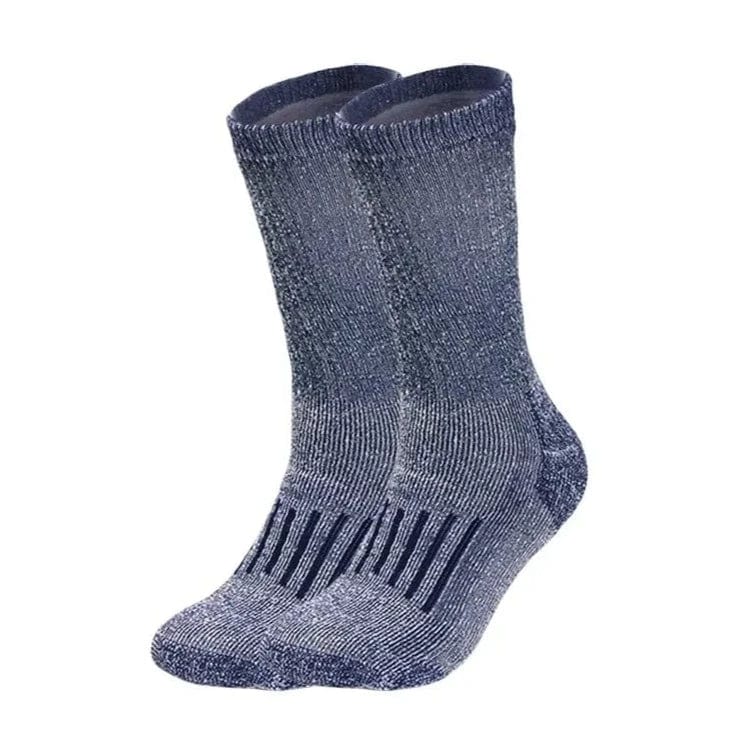 MySocks Chaussettes Bleu Marine / 42-45 Chaussettes En Laine Homme