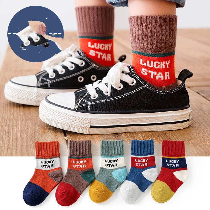 MySocks Chaussettes Lucky Star / 1-3 Ans Chaussettes Enfant