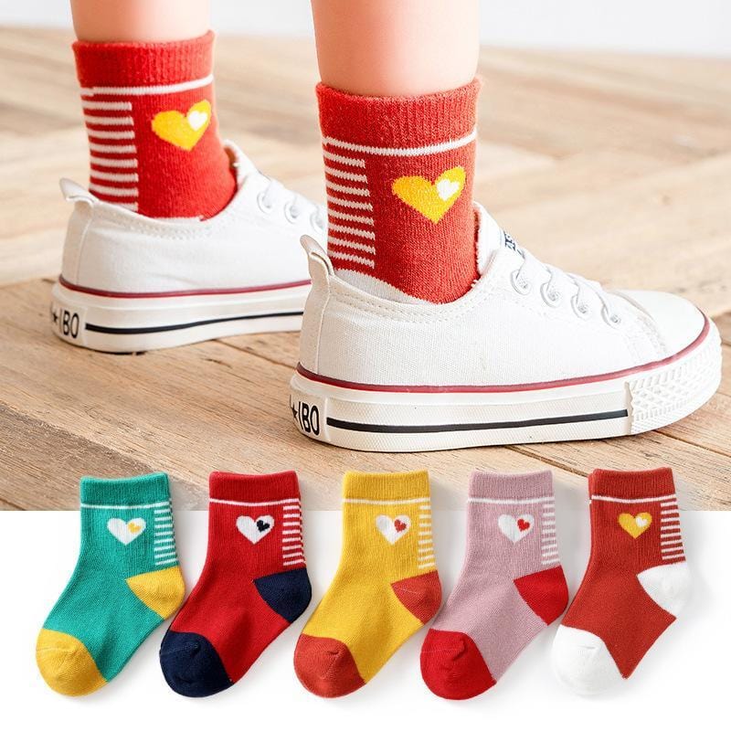 MySocks Chaussettes Cœur / 1-3 Ans Chaussettes Enfant