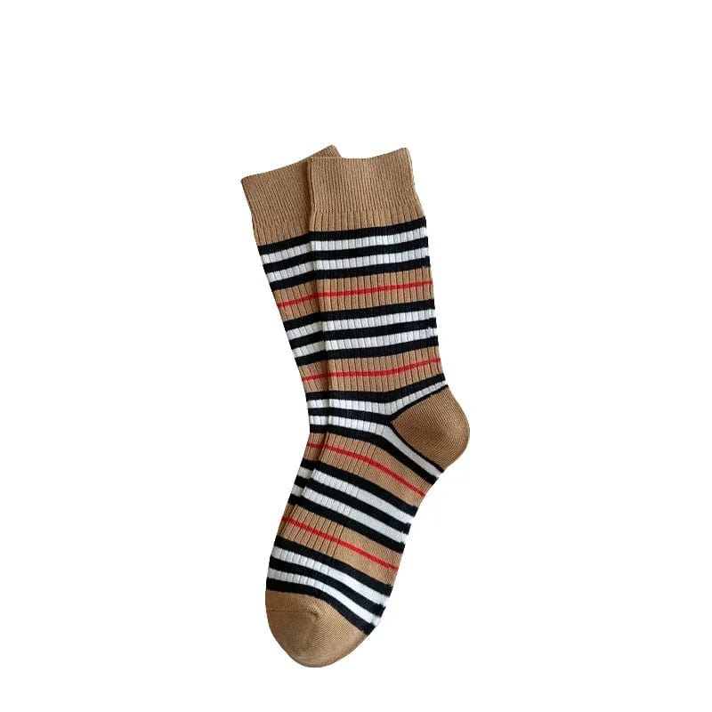 MySocks Chaussettes Marron / Unique Chaussettes Femme Bambou