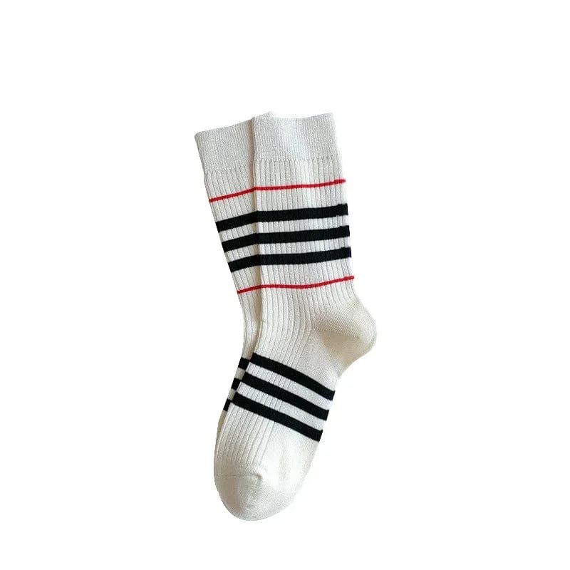 MySocks Chaussettes Blanc / Unique Chaussettes Femme Bambou