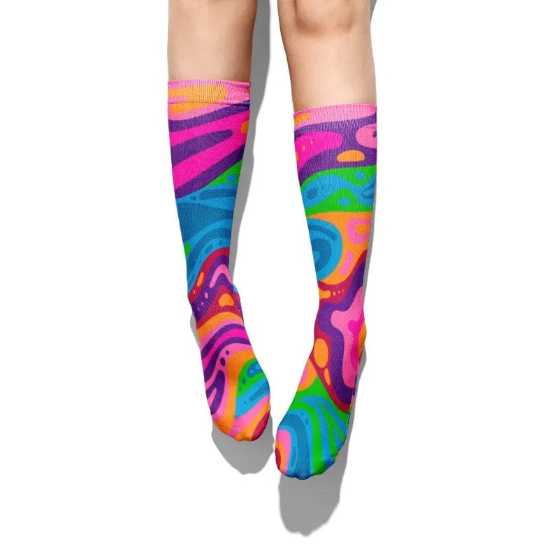 MySocks Chaussettes Multicolore / Unique Chaussettes Femmes Fantaisie