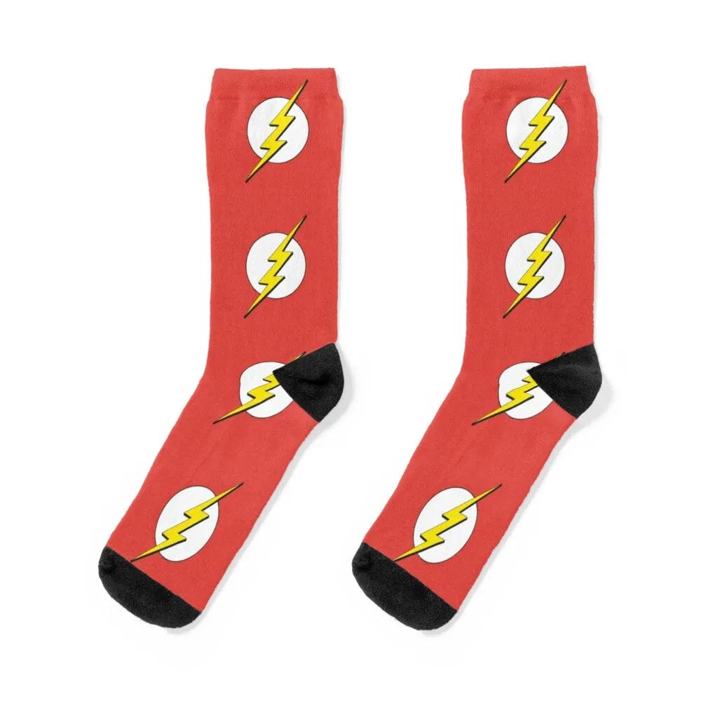 MySocks Chaussettes Rouge / Unique Chaussettes Flash