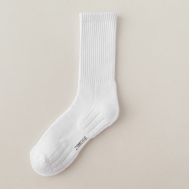 MySocks Chaussettes Blanc / Unique Chaussettes Hautes Blanches