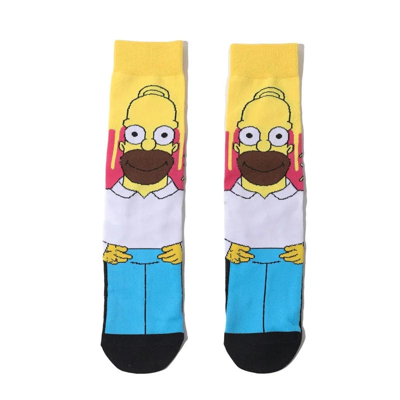 MySocks Chaussettes Homer Simpson - Sourire / Unique Chaussettes Homer Simpson